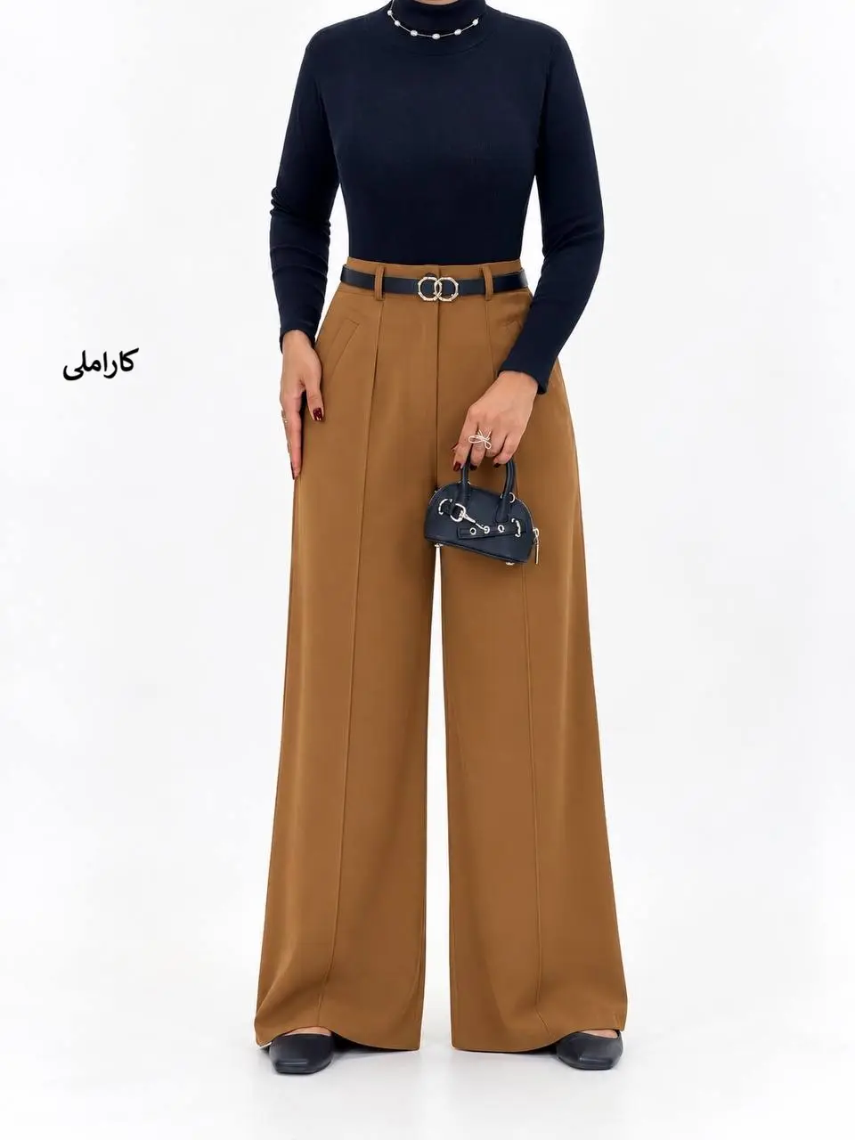7492-شلوار بگ کرپ باربی